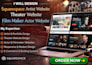 design squarespace artist website theater website film maker actor website